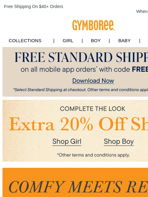 gymboree newsletter: New + Comfy Sweat Sets For Him