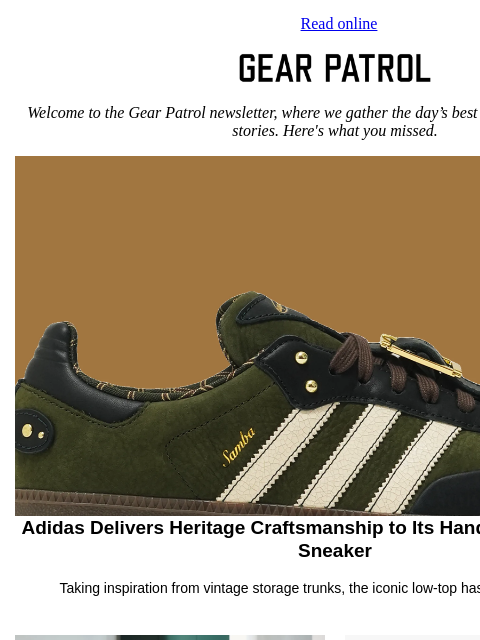 gearpatrol newsletter: Adidas Drops a Handsome New Samba