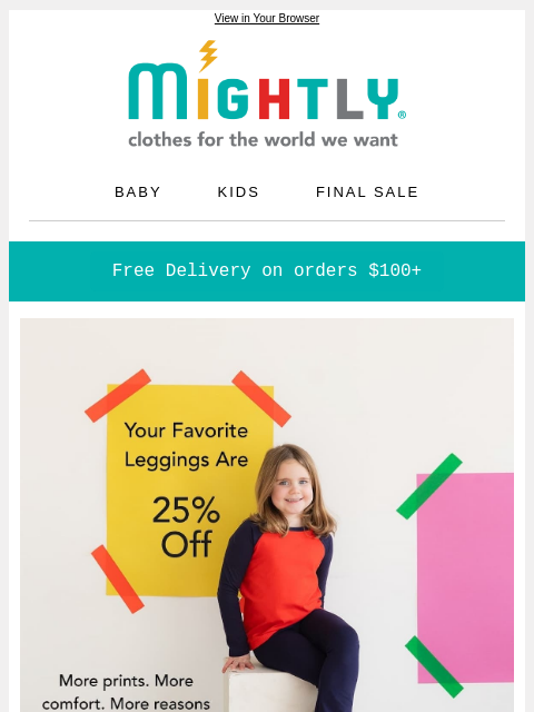 mightly newsletter: Everyday Leggings, Amazing Prices🤯