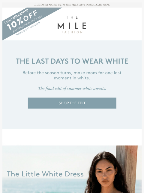 orchardmile newsletter: The season's final white moment