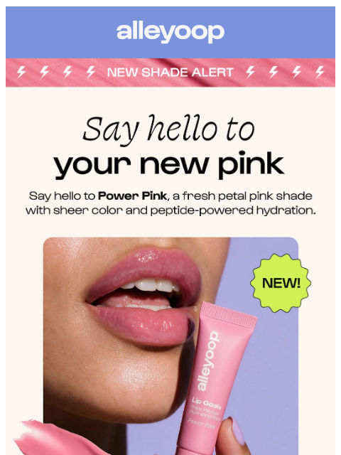 meetalleyoop newsletter: NEW! Power Pink has entered the chat 🩷