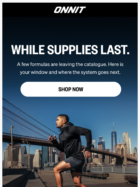 onnit newsletter: The Lineup is Changing.