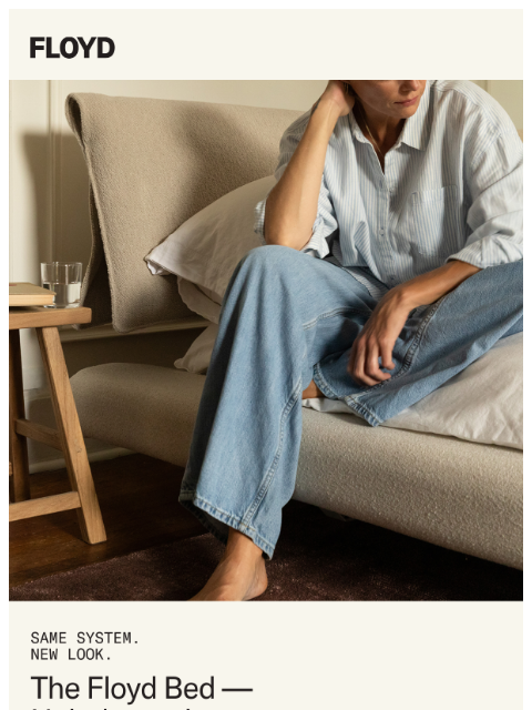 floydhome newsletter: The Floyd Bed, Now Upholstered