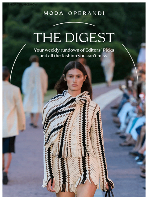 modaoperandi newsletter: Fresh from COPENHAGEN FASHION WEEK