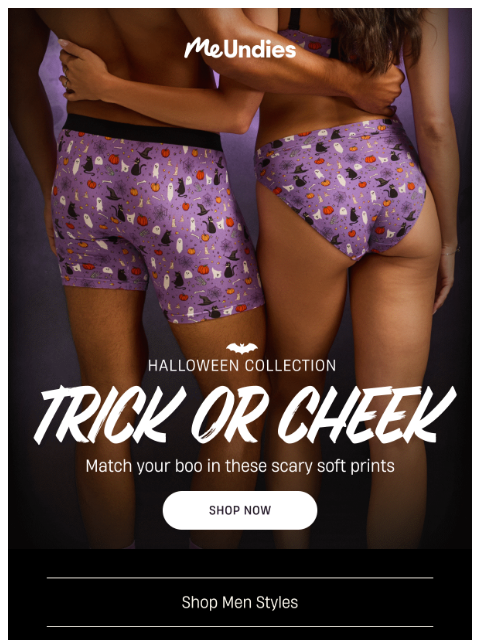 meundies newsletter: Have you seen our new Halloween prints? 🎃