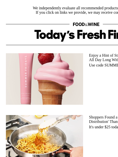 foodandwine newsletter: Shoppers Found a Pan With 'Better Heat Distributio...