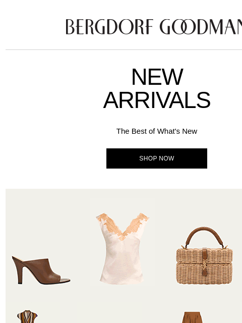 bergdorfgoodman newsletter: Newness Report: This Just In