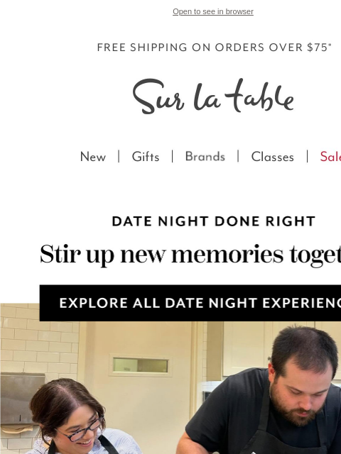 surlatable newsletter: Cook, connect & celebrate together.