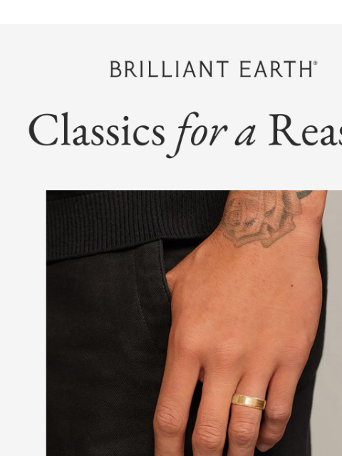 brilliantearth newsletter: These men’s rings are having a moment