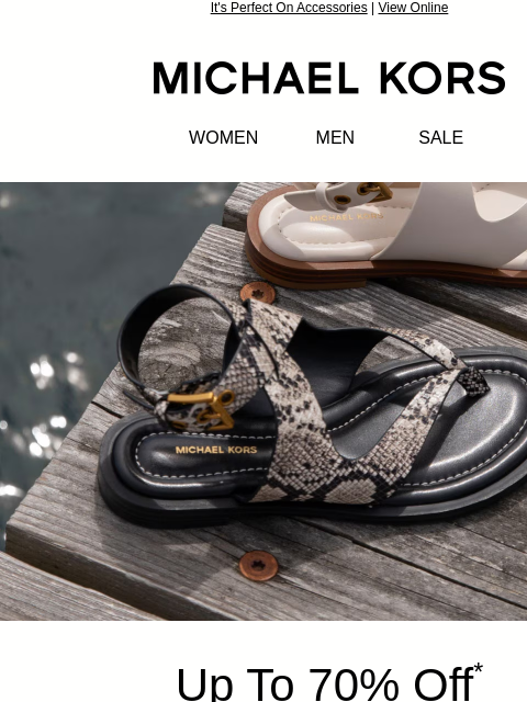 michaelkorsmail newsletter: Sale Spotlight: The Ultimate Statement Print