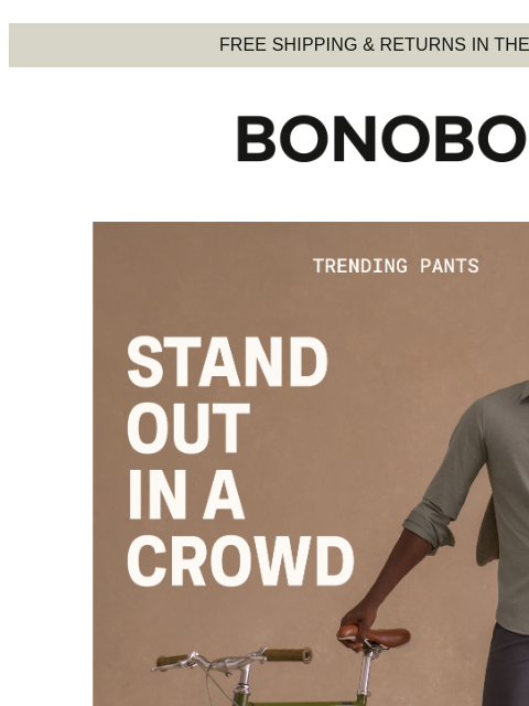 bonobos newsletter: Best-Selling Pants You’re Allowed to Gawk at