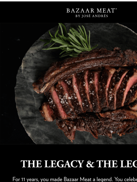 joseandres newsletter:  Vegas’ Boldest Steakhouse Returns Soon