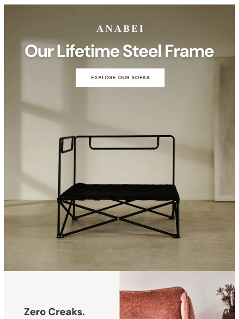anabei newsletter: Our Patent Pending Steel Frame