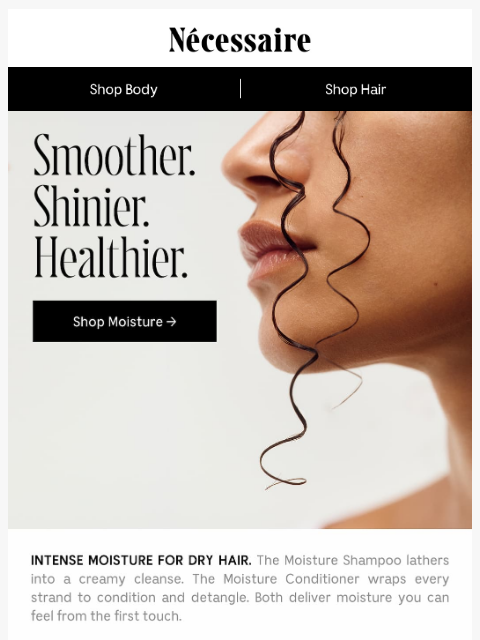necessaire newsletter: Moisture You Can Feel Instantly