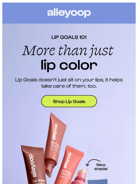 meetalleyoop newsletter: Your lips deserve more… 💖 👀