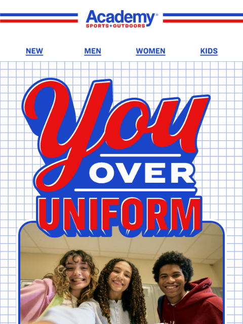 academy newsletter: Nike + More! School Style Starts Here