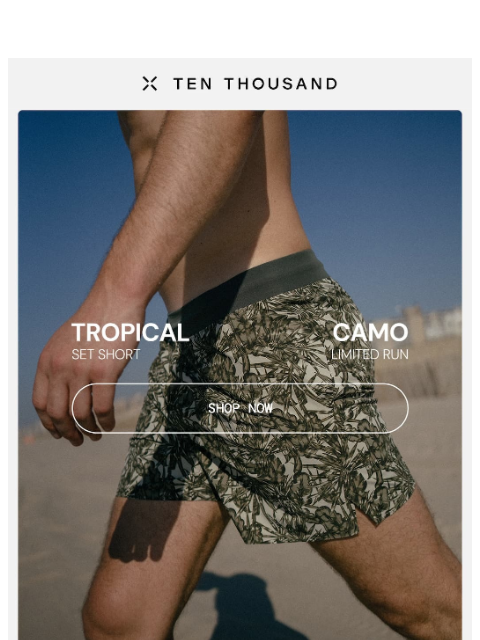 tenthousand newsletter: Exclusive Print: Tropical Camo 🌴
