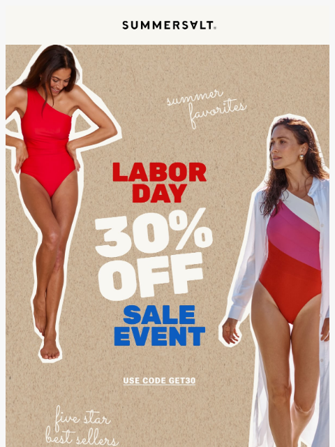 summersalt newsletter: Up Next: Labor Day 🌞