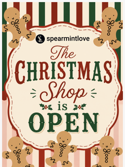 spearmintlove newsletter: 🎄 The Christmas Shop is OPEN!