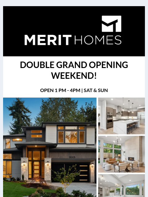 INSIDE: Kona Lot 1 is NOW CLOSED! Also, check out new homes from the mid $1.2Ms Welcome to News of Merit DOUBLE GRAND OPENING WEEKEND! OPEN 1 PM - 4PM | SAT & SUN OMAK LOT 1 📍13005 NE 87th St,