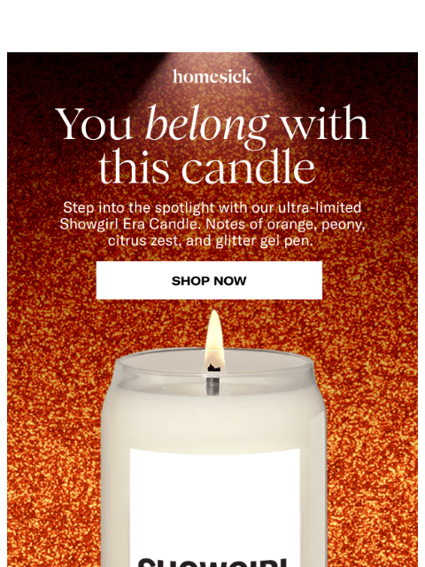 homesick newsletter: And that's show business for you ✨