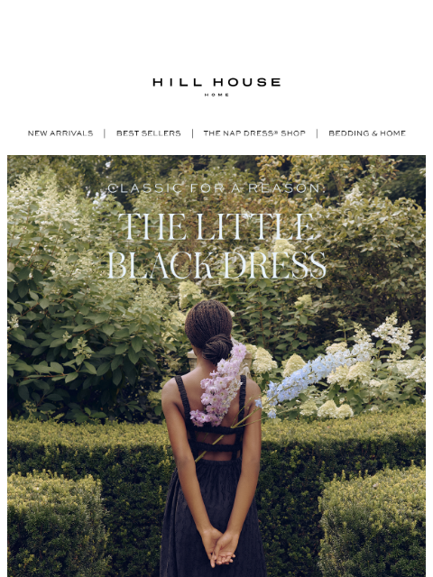 hillhousehome newsletter: The Little Black Dress Edit