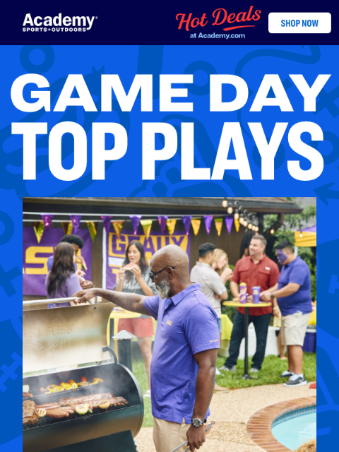 academy newsletter: Be a Tailgate Champ! 🏆