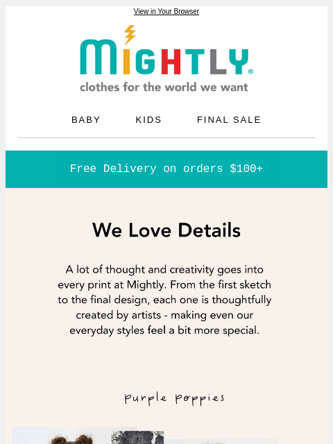 mightly newsletter: Made for Originals : Wearable art, inspired by ima...