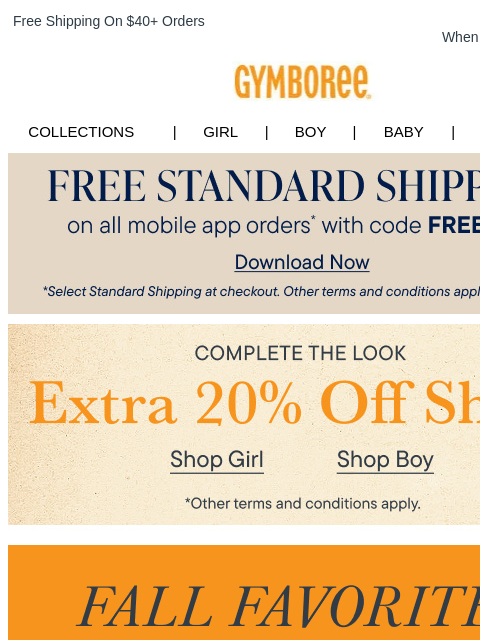 gymboree newsletter: New for Fall: Matching Sister Dresses + 20% Off Co...
