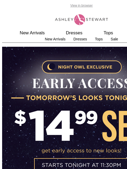 ashleystewart newsletter: 🦉Night Owl — $14.99 Matching Set