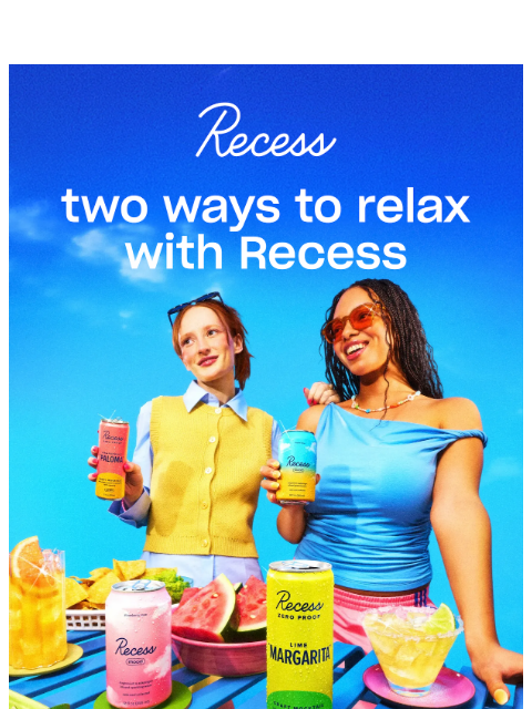 takearecess newsletter: we'll help you decide