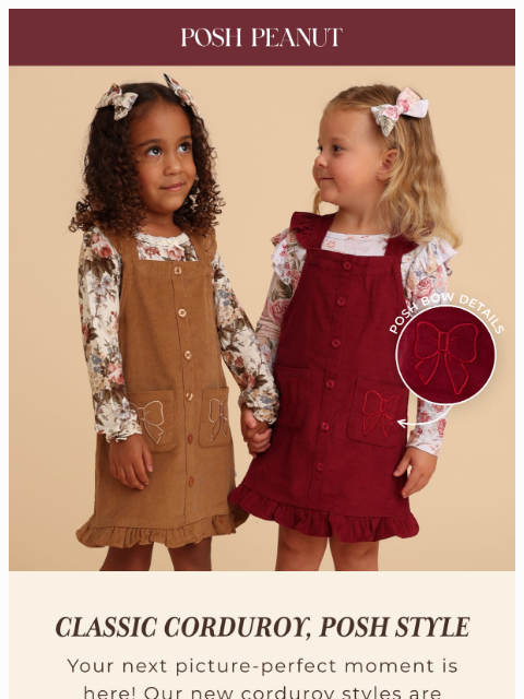 poshpeanut newsletter: 🤎✨ Meet Cotton Corduroy
