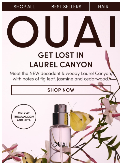 theouai newsletter: Meet the NEW Laurel Canyon Eau de Parfum