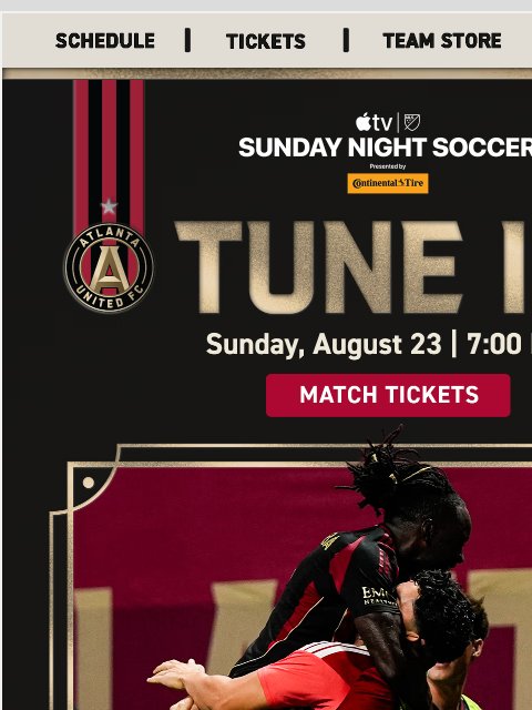 atlutd newsletter: It's Matchday | TODAY 7:00 pm