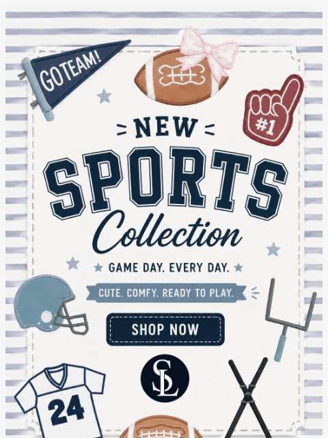 spearmintlove newsletter: 🏈🏒Calling All Little Sports Fans!