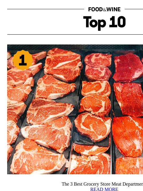 foodandwine newsletter: The 3 Best Grocery Store Meat Departments