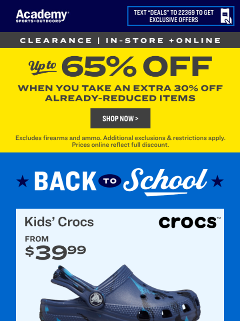 Plus, shop kids' Crocs, from $39.99. ‌ ‌ ‌ ‌ ‌ ‌ ‌ ‌ ‌ ‌ ‌ ‌ ‌ ‌ ‌ ‌ ‌ ‌ ‌ ‌ ‌ ‌ ‌ ‌ ‌ ‌ ‌ ‌ ‌ ‌ ‌ ‌ ‌ ‌ ‌ ‌ ‌ ‌ ‌ ‌ ‌ ‌ ‌ ‌ ‌ ‌ ‌ ‌ ‌ ‌ ‌ ‌ ‌ ‌ ‌ ‌ ‌ ‌ ‌ ‌ ‌ ‌ ‌ ‌ ‌ ‌ ‌ ‌ ‌ ‌ ‌ ‌ ‌ ‌ ‌ ‌ ‌ ‌ ‌ ‌