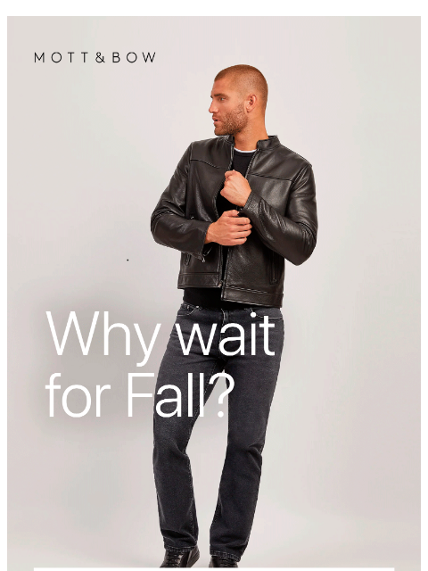 mottandbow newsletter: Ready for Fall? Start here.