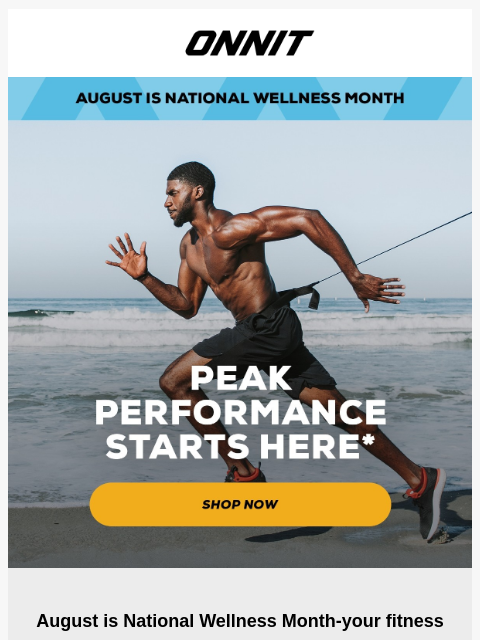 onnit newsletter: Reach Peak Performance This National Wellness Mont...