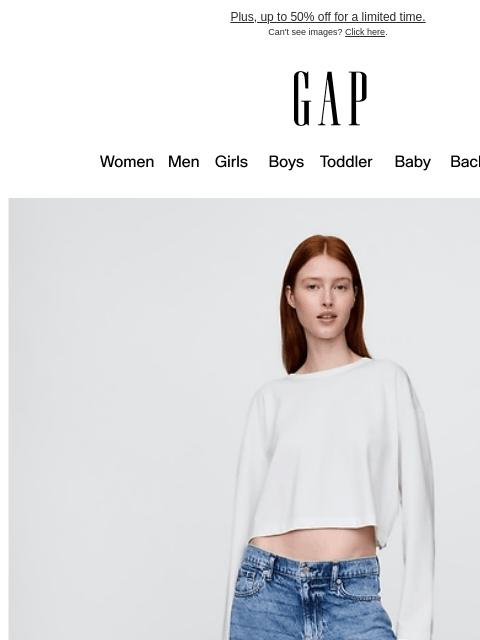 gap newsletter: TOP DENIM FITS