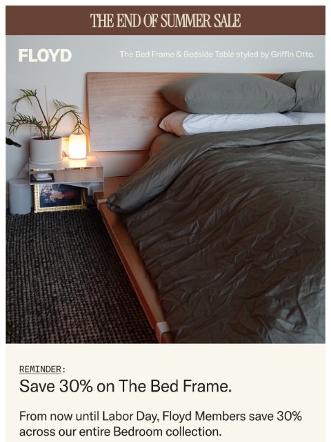 floydhome newsletter: The Bed System