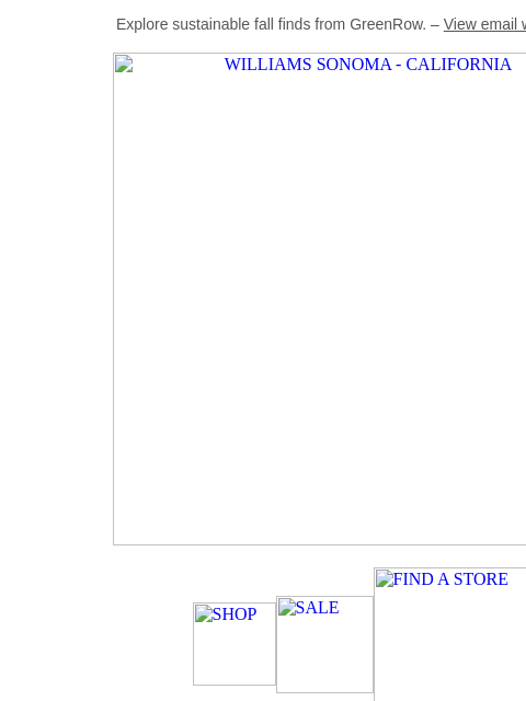 williams-sonoma newsletter: Meet Williams-Sonoma's Newest Brand