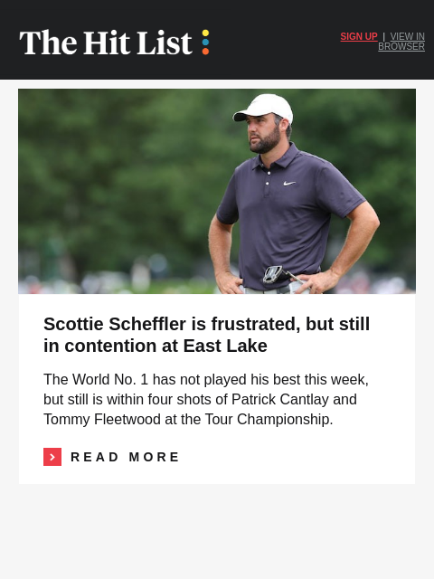 golfdigest newsletter: British pro in hot water after rules video surface...