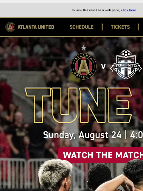 atlutd newsletter: Watch TODAY 📺 4:00pm