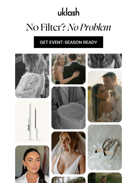 uklash newsletter: Event beauty prep that actually delivers 👰💃