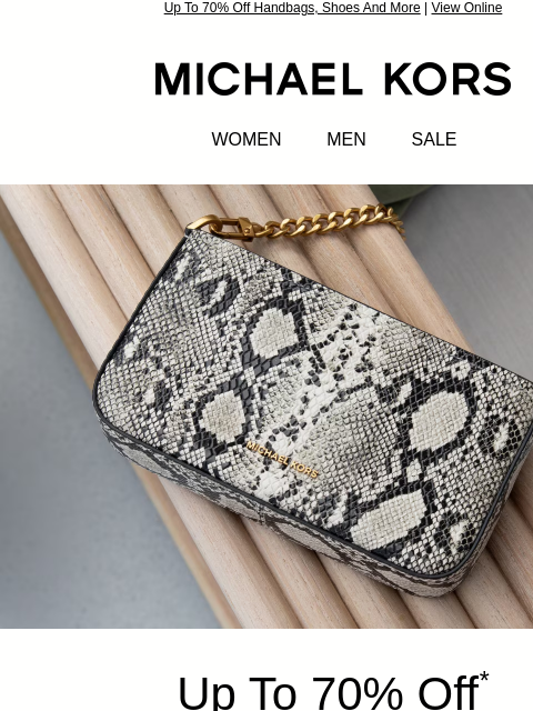 michaelkorsmail newsletter: Trust Us…These Sale Styles Are Worth Seeing