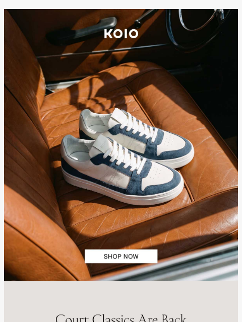 koio newsletter: The Carrara: Restocked