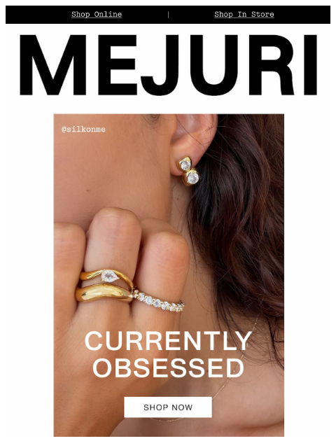 mejuri newsletter: The Edit Everyone's Wearing