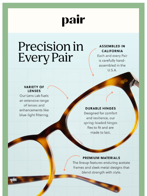 paireyewear newsletter: Precision in Every Pair 💎