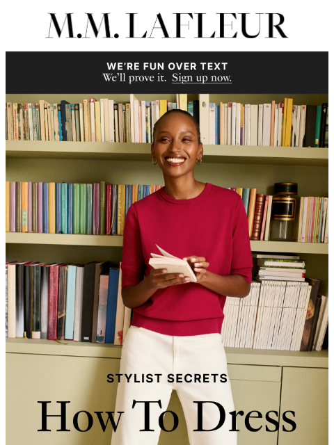 mmlafleur newsletter: Kinda chic to dress for the weather you want.